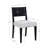 Aniek Upholstered Black Side Chair