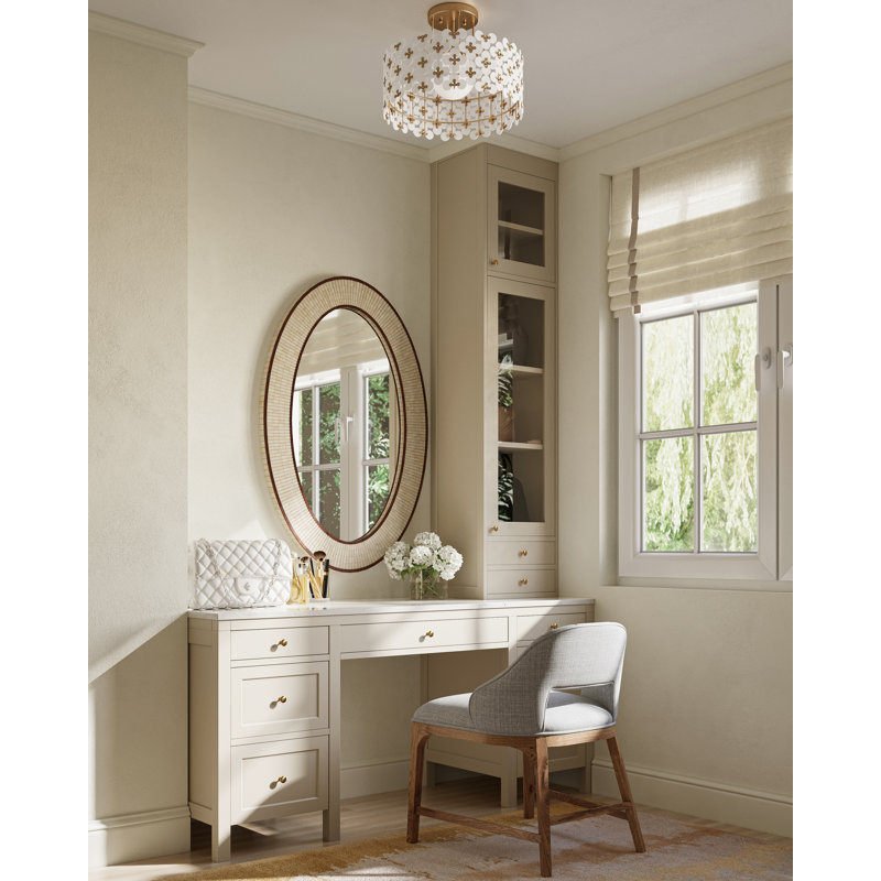 Spring Flower 1 - Light Semi Flush Mount
