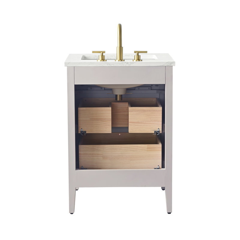 Emma 24" W Single Vanity, Taupe