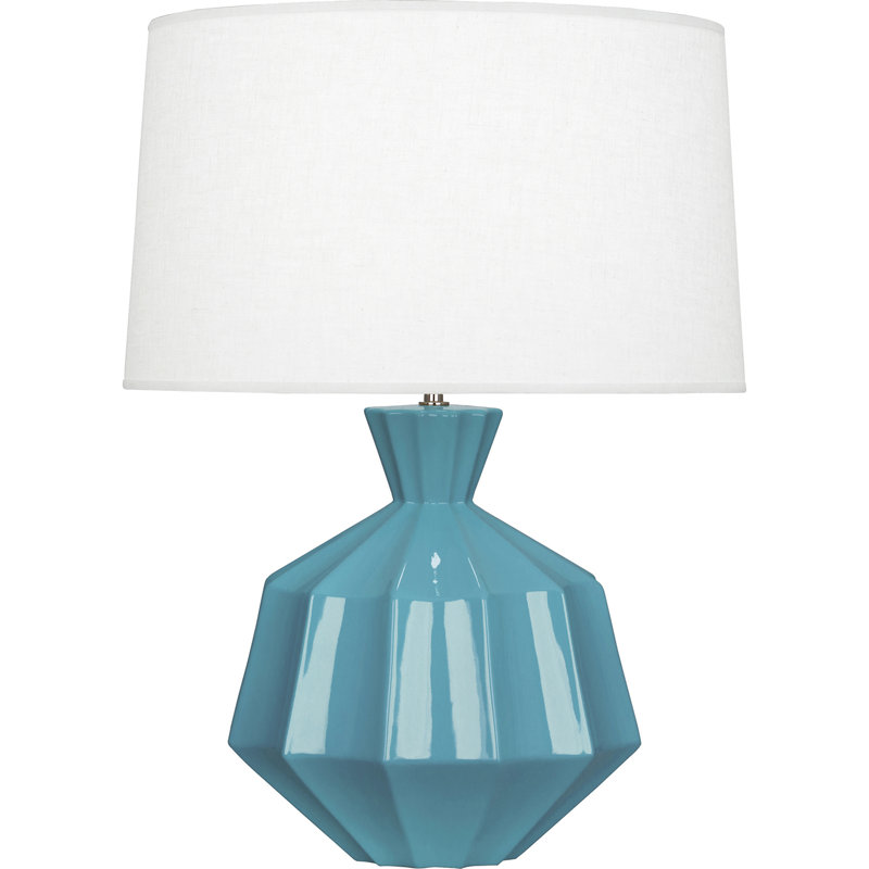 Small Orion Accent Lamp, Steel Blue, 27" H x 19.5" W x 19.5" D