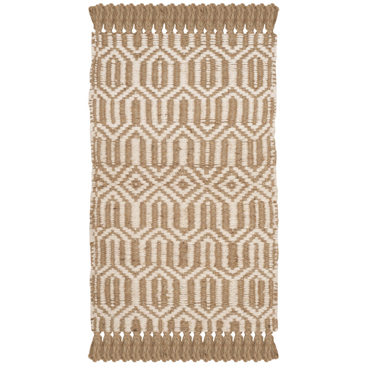 Oakland Fiber Hand Woven Jute Geometric Rug