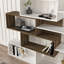 151.2cm H x 139.1cm W Wood Standard Bookcase