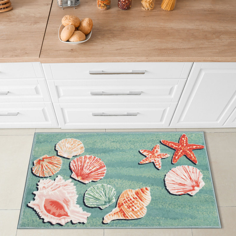 Ayni Shellebration Indoor Mat, Runner 1'11" x 4'11"