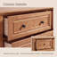 Solid Wood 47.25 " W 12 - Drawer Dresser-1373095999