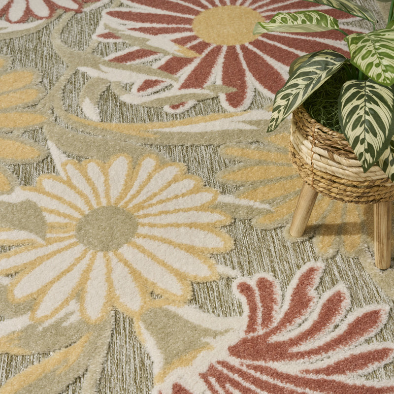 Tapis d'extérieur Shila, Rectangle 9 pi x 12 pi