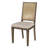 Light Brown 5-Piece Rectangular Dining Table Set