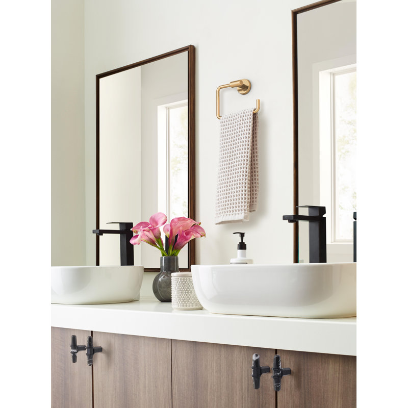 Arrondi™ Wall Mounted Towel Ring, Champagne Bronze