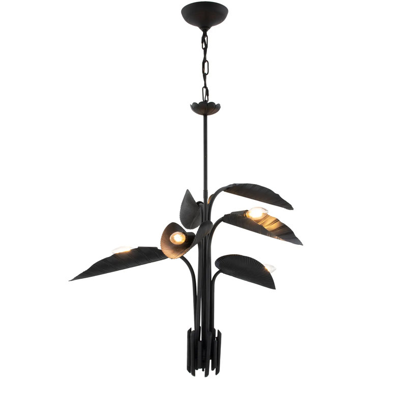 Nana 6 - Light Chandelier, Gold/Black