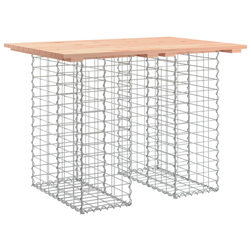 Alain Outdoor Bench, Wood Douglas, 72 cm H x 100 cm W x 70 cm D