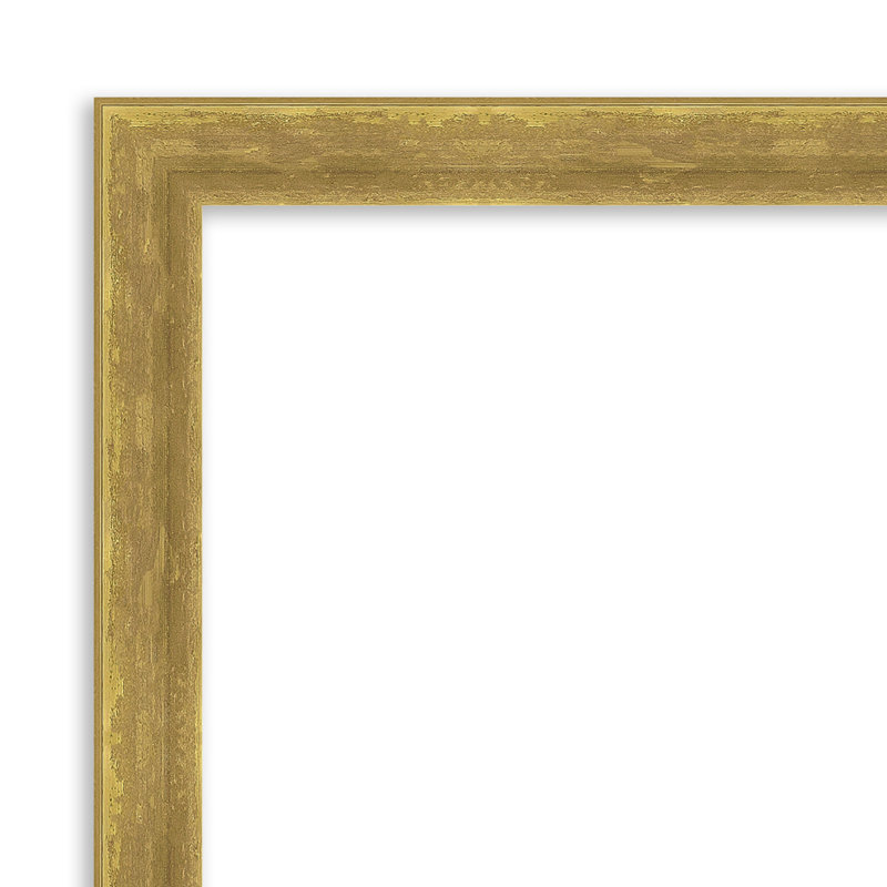 Miroir mural Earmon, Rectangle, Or, 27,25 po x 21,25 po