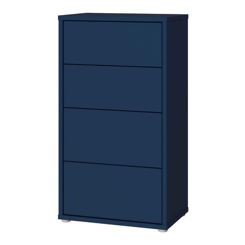 54.8 cm W Chest of 4 Drawers, Navy