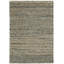 Tapis uni / rayé bleu Durah-1266865808