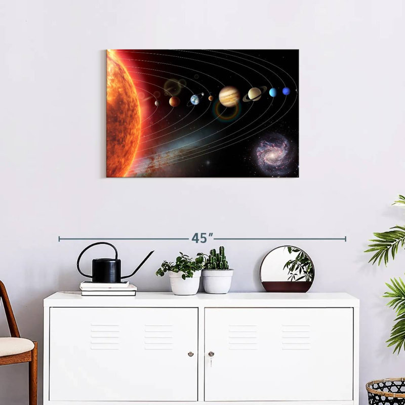 Distant Solar System Canvas Print, 20" H x 30" W x 1.25" D