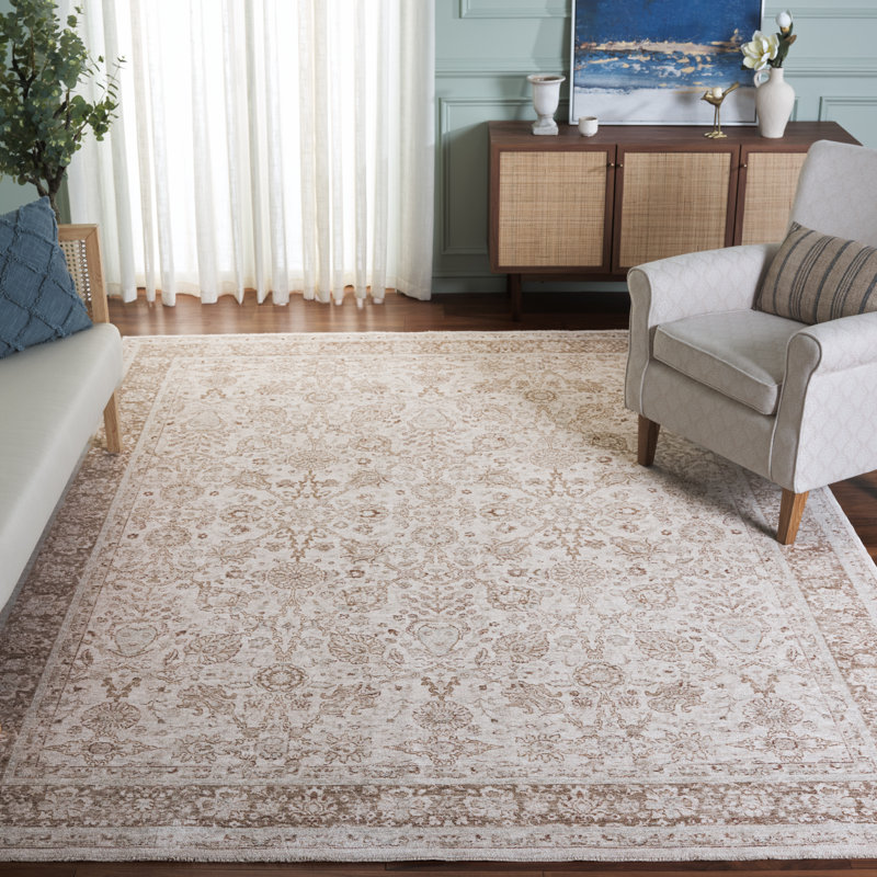 Tapis oriental en polyester Vezire 478, Rectangulaire 8 pi x 10 pi