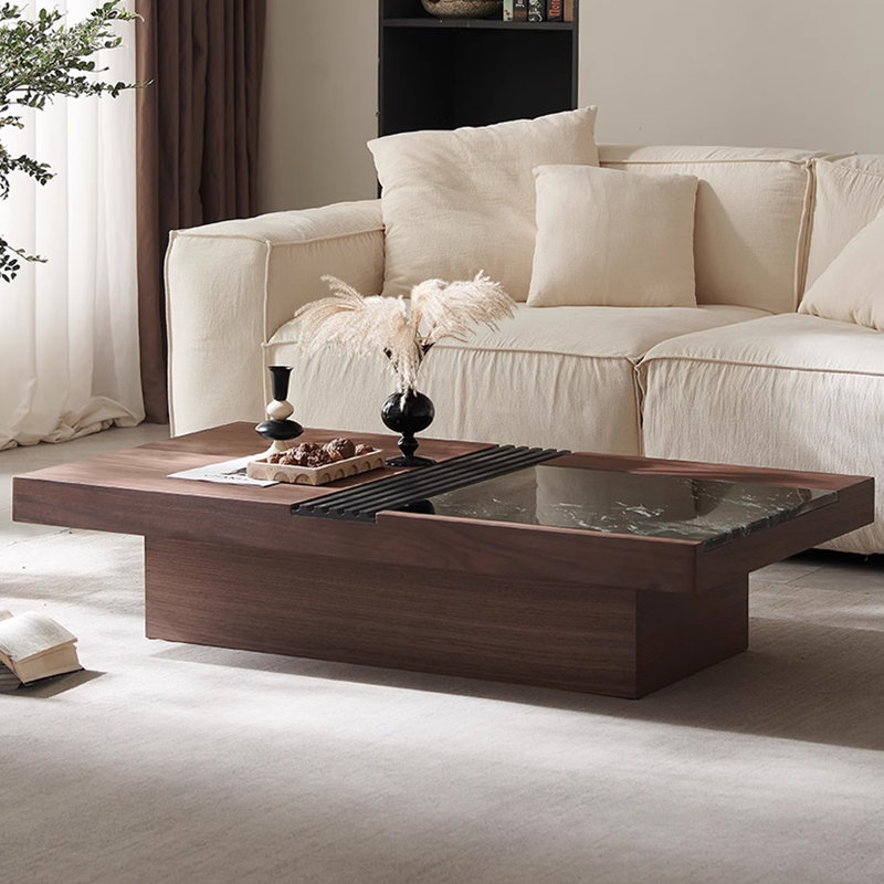 Table basse en bois massif de luxe