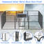 Clôtures pour chien 32 po de hauteur pliable et 12 panneaux pliables en métal pour chien