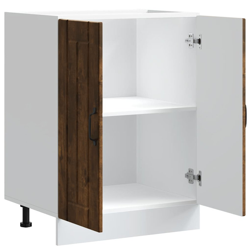 Shamisha Sink Base Cabinet, Smoked Oak