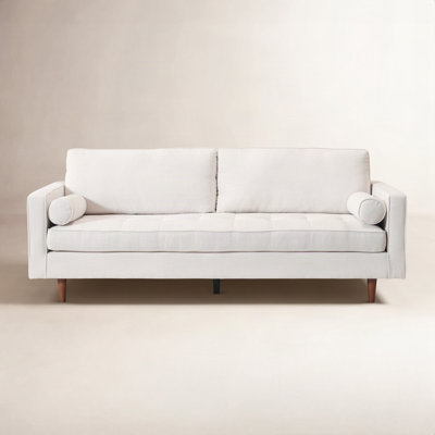 Geo 84" Linen Sofa