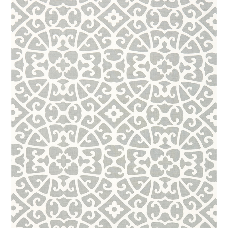 Tissu en treillis Oriana Anshun, Étain