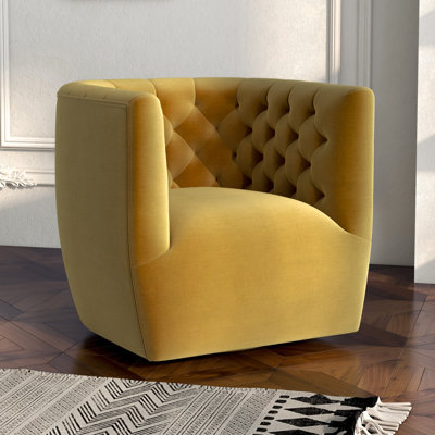 Brandon Contemporary Modern Swivel Living Room Accent Chair