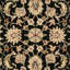 Tapis vert / noir en laine crocheté à la main Helena-1924674710