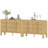 Mid-century 94.4" Wood Sideboard Buffet Cabinet with Storage, Modern 2-In-1 Credenza with Drawers for Kitchen Living Room, Dining Room-179087980