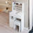 29.2" Vanity Table With Mirror And Storage For Small Space-2143103316