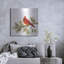 Luxe métal Art «Cardinal Christmas V On White» par «Cardinal Christmas V On White» par Silvia Vassileva-101614647