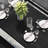 Farmhouse Space-Saving Dining Set with 2 Benches for 4-6-401276886