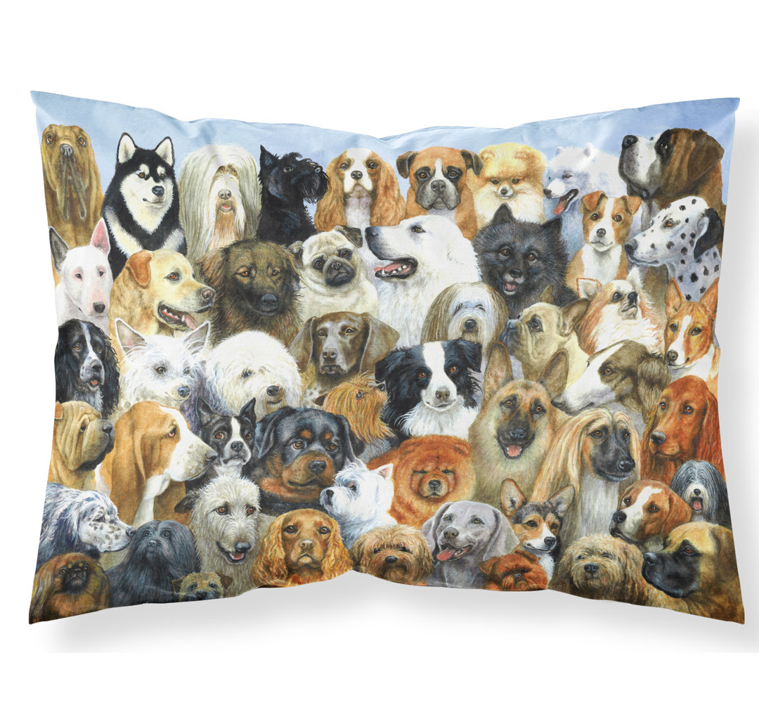 Fifty One Dogs Polyester Jersey Knit Caroline's Treasures