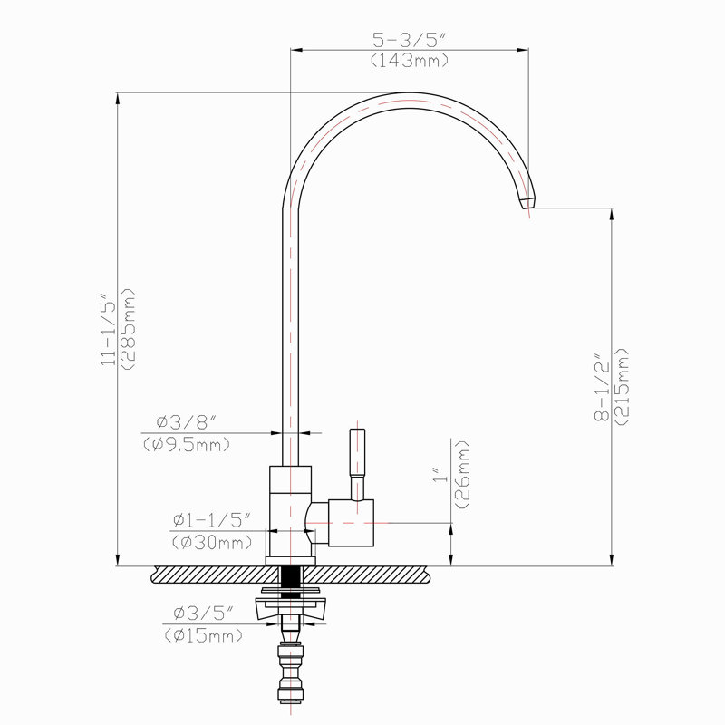 Robinet d'eau potable sans plomb
