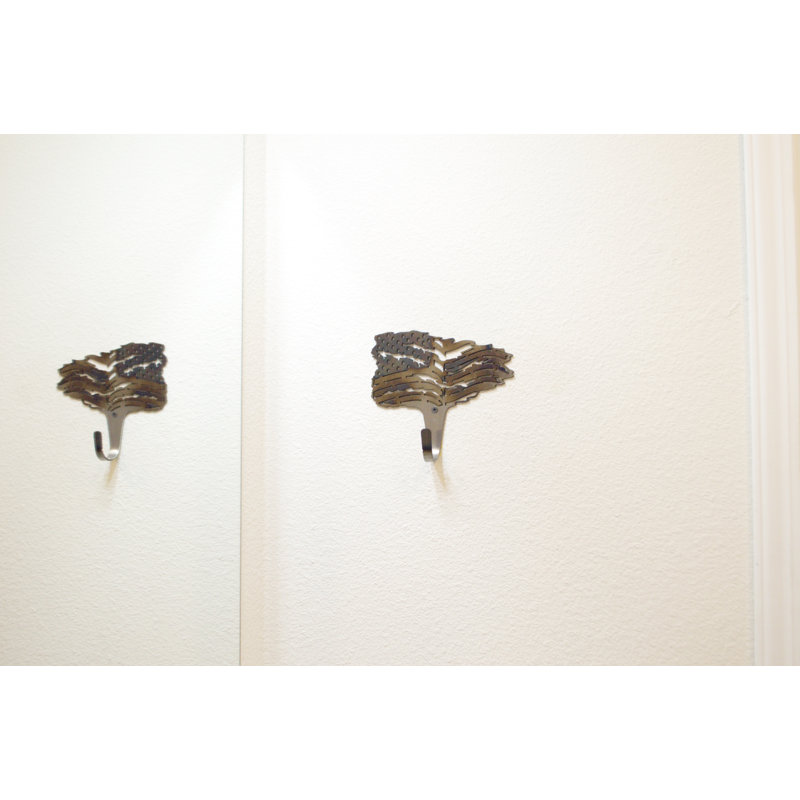 TATTERED FLAG COAT HOOK