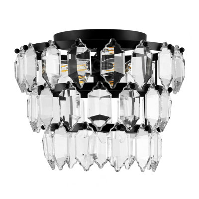 Hadiqa Crystal Flush Mount
