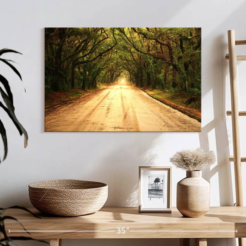 Mehar Tree Lined Dusty Road, 16" H x 24" W