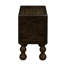 Table de bout en bois massif avec tiroir, design rétro pour la chambre à coucher et le salon, tiroir rectangulaire à installation simple, couleur, style, processus d'assemblage facile