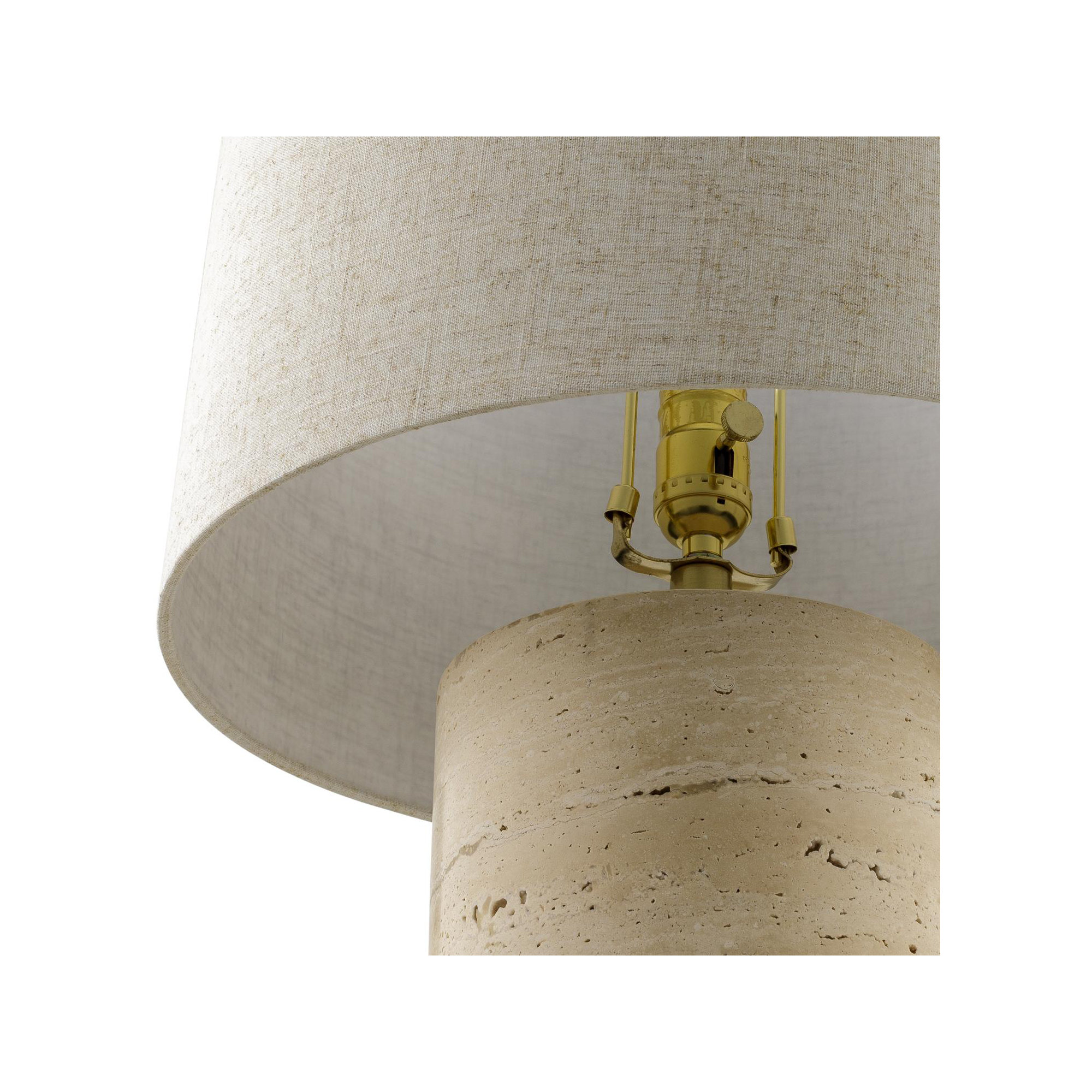 Stone Accent Lamp, Beige