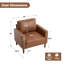 Fauteuil d'appoint 37 po en chenille-1123160534