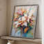 Reproduction encadrée FLORAL Series DL XXVII - bois massif
