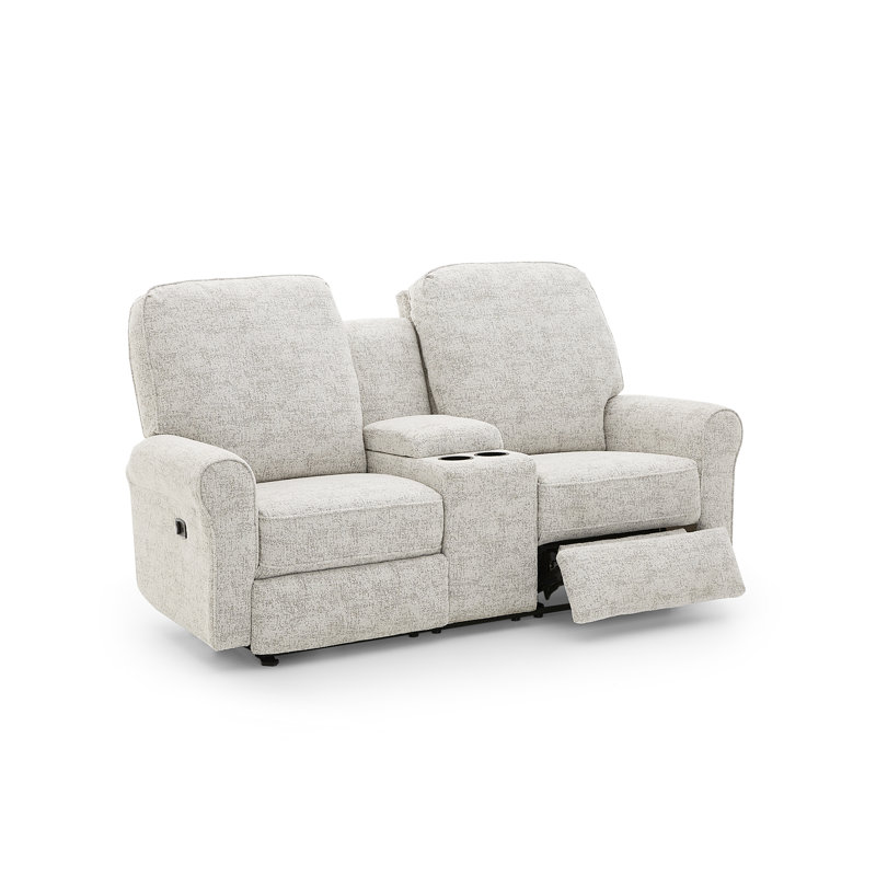 Upholstered 64.5'' Power Reclining Loveseat, Loden