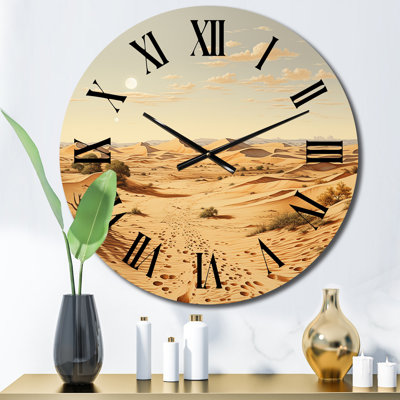 Horloge murale en métal