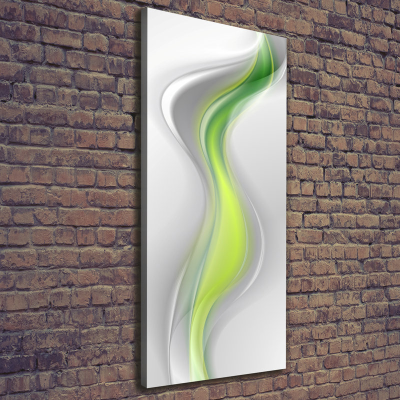 Waves Abstraction - Wrapped Canvas Print