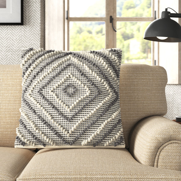 CLOUD-SHAPED THROW PILLOW - Taupe gray