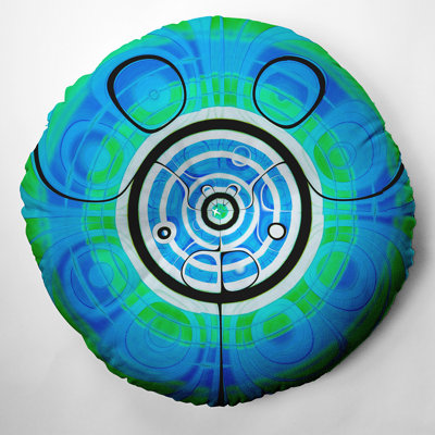 Abstract Reversible Throw Pillow