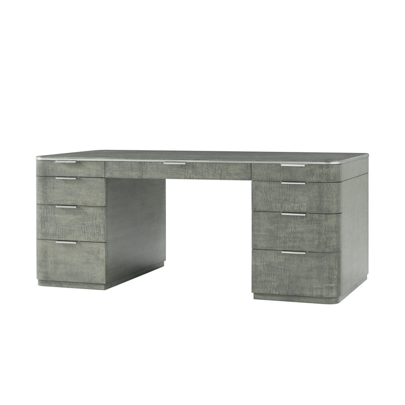 Bureau de direction en bois massif Hudson
