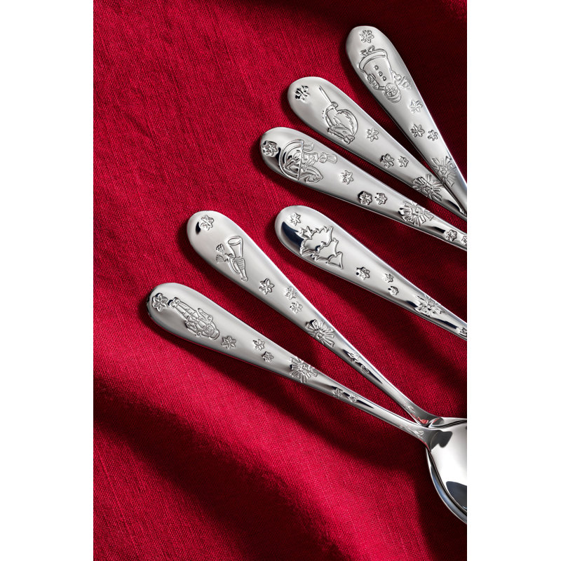 Villeroy & Boch Toy's Delight Coffee Spoon Cutlery Set for 6 People, 6 Pieces, Dishwasher-Safe, 18/10 Stainless Steel Spoon Set