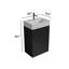 Meuble-lavabo en marbre avec lavabo en céramique-113448601