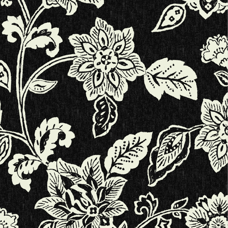 Coussin de chaise longue d'extérieur 6 po ARDEN, Noir jacobin Ashland