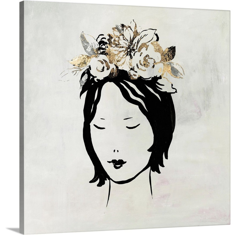 Reproduction d’art sur toile « féminin II » par Aimee Wilson, H 48 po x l 48 po x P 1,25 po, Toile tendue