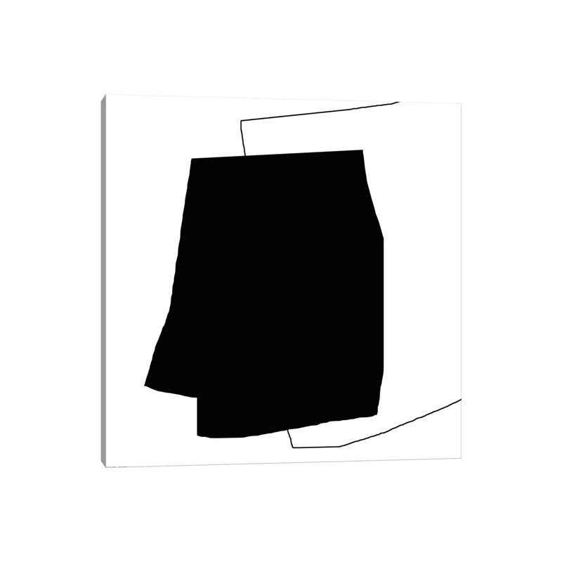 Drafts 1 Piece Wrapped Canvas Wall Art