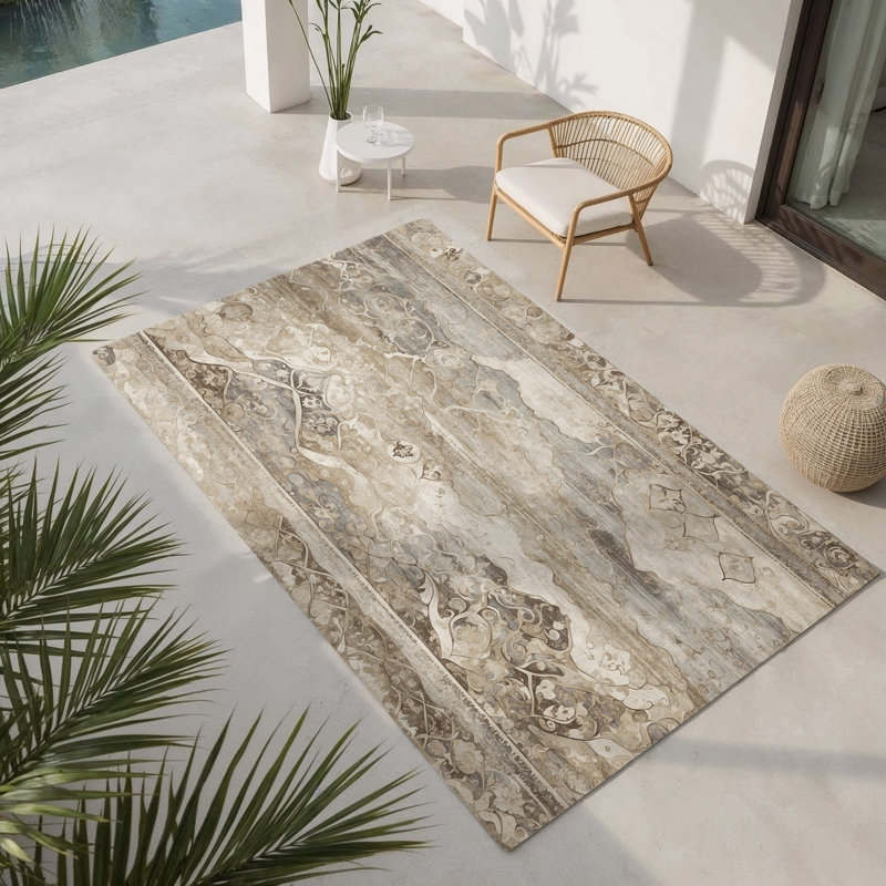 Crimson Prime Drift Indoor And Outdoor Area Rug, Rectangle 2' x 3'